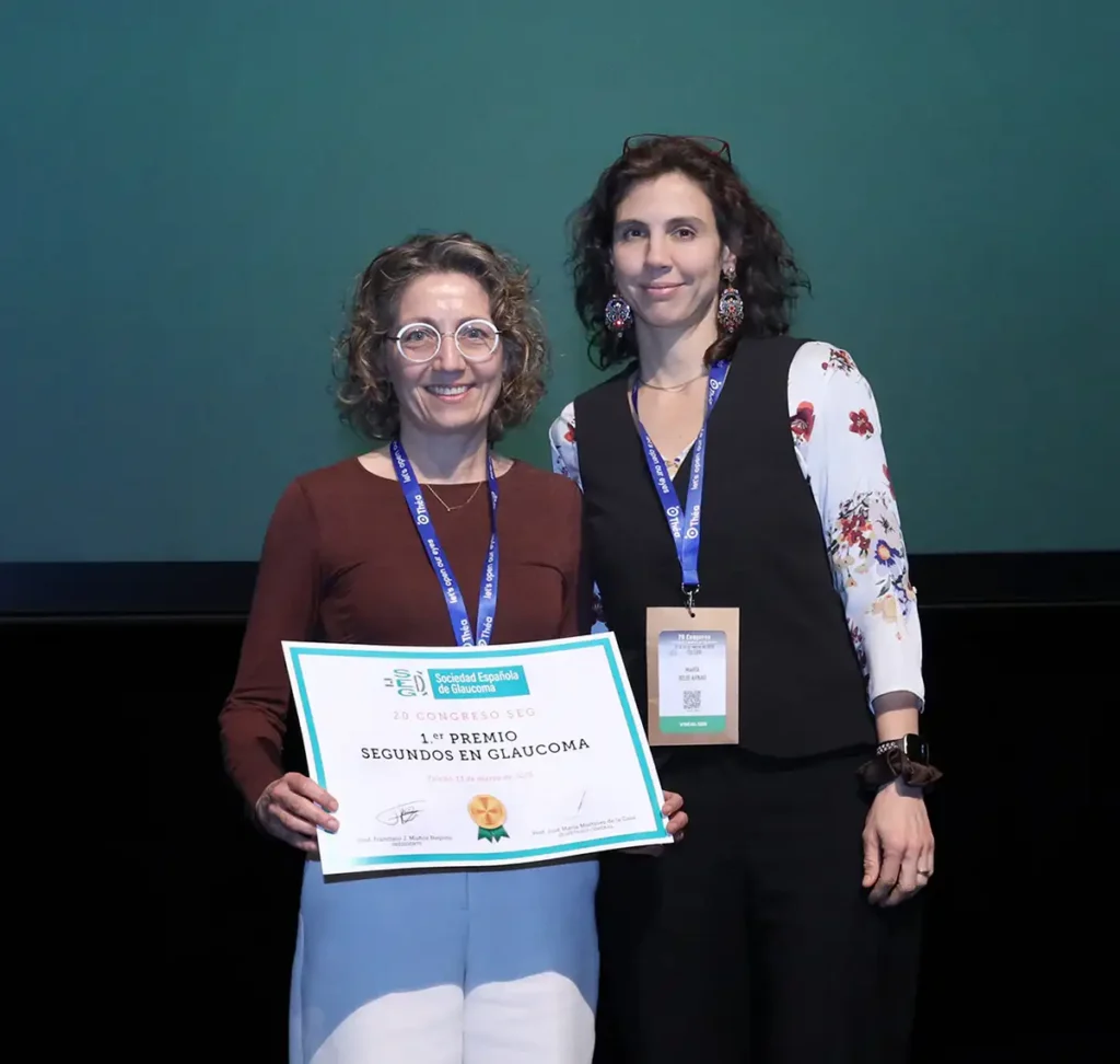 1.er Premio Segundos en Glaucoma.