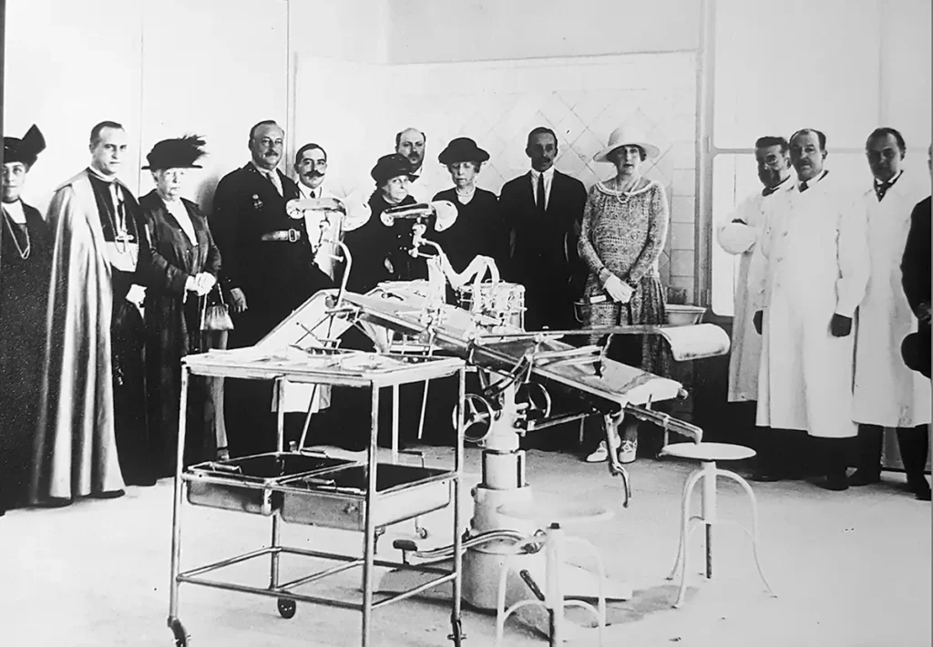 La inauguración oficial en 1924.