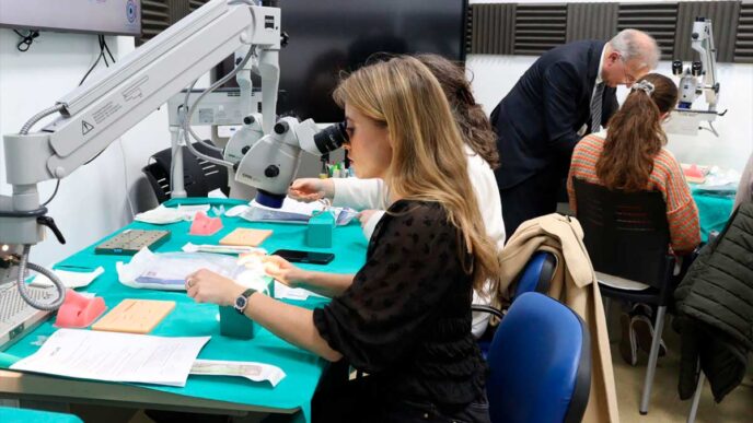El alumnado pudo poner en práctica sus conocimientos en las instalaciones del Laboratorio de Simulación e Innovación de Alicante (SimIA) de ISABIAL