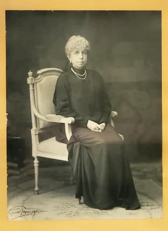 La Reina María Cristina de Habsburgo y Lorena.