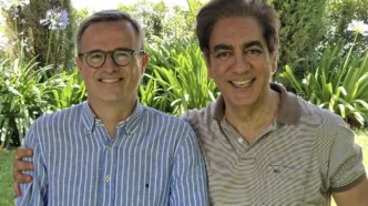 Dres. Lorenzo López Guajardo y Fernando González del Valle.