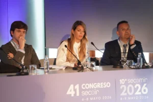 Dr Damián García-Teillard, Dra. María Gessa (Tesorera SEC), Dr. Javier Rodríguez.